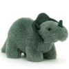 Jellycat Knuffeldino Fossilly Triceratops - S - 10 Cm -Kinderspeelgoed jellycat knuffeldino triceratops s 10 cm 1