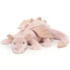 Jellycat Knuffeldraak Rose - 66 Cm 1 Jellycat Knuffeldraak Rose - 66 Cm -Kinderspeelgoed jellycat knuffeldraak rose 66 cm 1