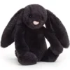 Jellycat Knuffelkonijn Bashful Inky Bunny - M - 31 Cm -Kinderspeelgoed jellycat knuffelkonijn bashful inky bunny m 31 cm 1