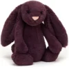 Jellycat Knuffelkonijn Plum Bunny - M - 31 Cm -Kinderspeelgoed jellycat knuffelkonijn bashful plum bunny m 31 cm