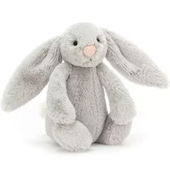 Jellycat Knuffelkonijn Bashful Silver Bunny - 18 Cm