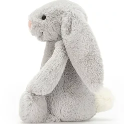 Jellycat Knuffelkonijn Bashful Silver Bunny - 18 Cm -Kinderspeelgoed jellycat knuffelkonijn bashful silver bunny 18 cm 3