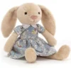 Jellycat Knuffelkonijn Floral Lottie - 17 Cm -Kinderspeelgoed jellycat knuffelkonijn floral lottie 17 cm