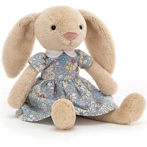 Jellycat Knuffelkonijn Floral Lottie - 17 Cm 3 Jellycat Knuffelkonijn Floral Lottie - 17 Cm