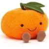 Jellycat Amuseables Knuffelmandarijn - 20 Cm -Kinderspeelgoed jellycat knuffelmandarijn 20 cm