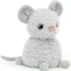Jellycat Nuzzables Knuffelmuis - 16 Cm -Kinderspeelgoed jellycat nuzzables knuffelmuis 16 cm 3