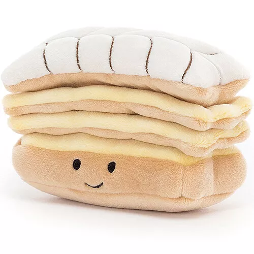 Jellycat Pretty Patisserie Knuffelgebakje Mille Feuille - 9 Cm 4 Jellycat Pretty Patisserie Knuffelgebakje Mille Feuille - 9 Cm - Afbeelding 2
