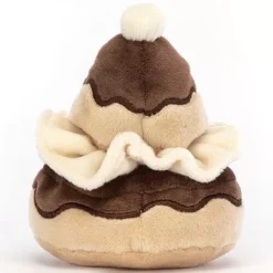 Jellycat Pretty Patisserie Knuffelgebakje Religieuse - 9 Cm -Kinderspeelgoed jellycat pretty patisserie knuffelgebakje religieuse 9 cm 4
