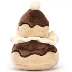 Jellycat Pretty Patisserie Knuffelgebakje Religieuse - 9 Cm -Kinderspeelgoed jellycat pretty patisserie knuffelgebakje religieuse 9 cm 6