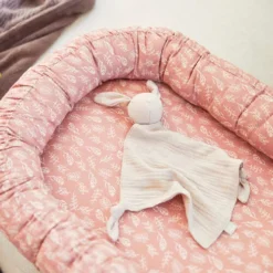 Jollein Speendoek Bunny Ears - Nougat -Kinderspeelgoed jollein knuffeldoek bunny ears nougat 1