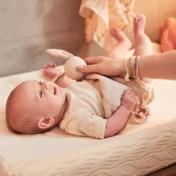 Jollein Speendoek Bunny Ears - Nougat -Kinderspeelgoed jollein knuffeldoek bunny ears nougat 2