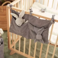 Jollein Speendoek Bunny Ears - Storm Grey -Kinderspeelgoed jollein speendoek bunny ears storm grey 5
