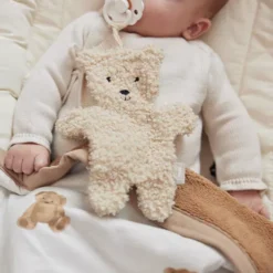 Jollein Speendoek Teddy Bear - Naturel -Kinderspeelgoed jollein speendoek teddy bear naturel 5