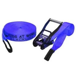 Kids At Work Balanceerspel - Slackline Blauw