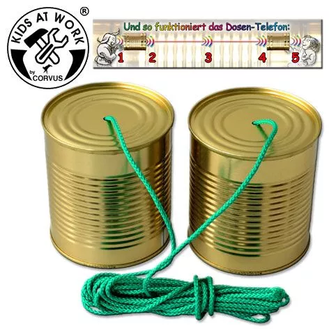 Kids At Work Bliktelefoon 4 Kids At Work Bliktelefoon - Afbeelding 2