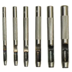 Kids At Work Metalen Gatenstans Set (6st) -Kinderspeelgoed kids at work houten gatenstans set