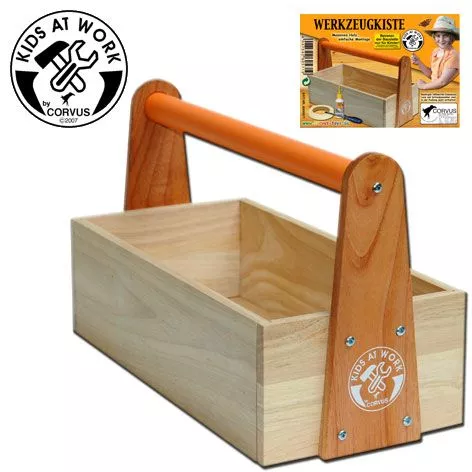 Kids At Work Houten Gereedschapskist 4 Kids At Work Houten Gereedschapskist - Afbeelding 2