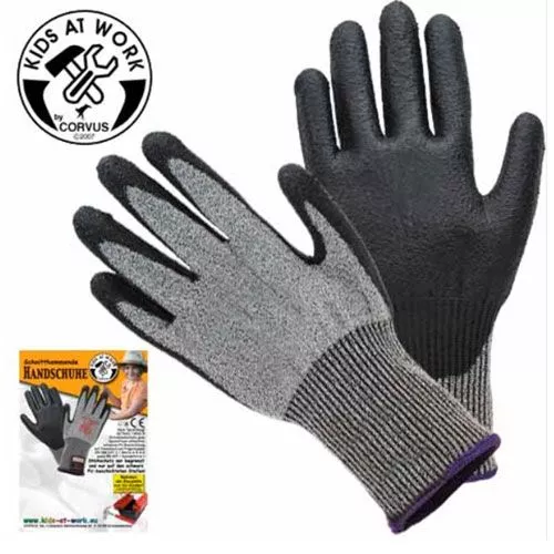 Kids At Work Snijbestendige Handschoenen - 10-12 Jaar 4 Kids At Work Snijbestendige Handschoenen - 10-12 Jaar - Afbeelding 2