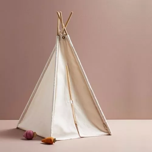 Kids Concept Tipi Wigwam Mini - Naturel 53x53x75 Cm 4 Kids Concept Tipi Wigwam Mini - Naturel 53x53x75 Cm - Afbeelding 2