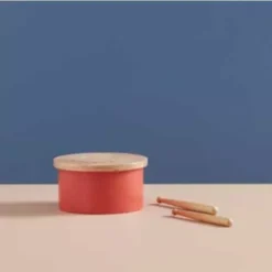 Kids Concept Mini Trommel - Rood 5 Kids Concept Mini Trommel - Rood -Kinderspeelgoed kids concept trommel rood