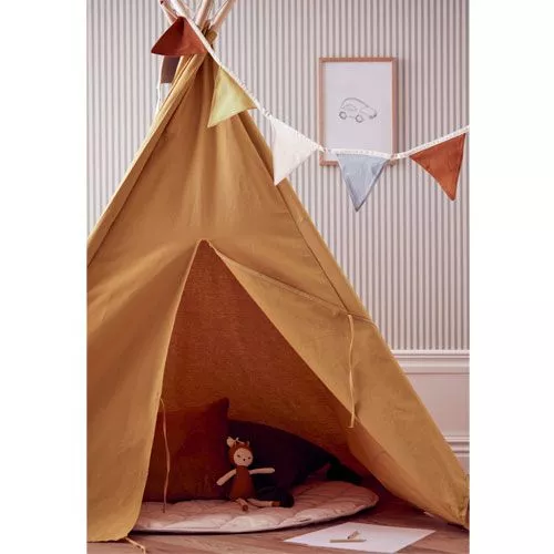Kids Concept Tipi Wigwam - Geel 5 Kids Concept Tipi Wigwam - Geel - Afbeelding 3