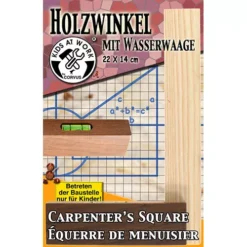 Kids At Work Winkelhaak Met Waterpas -Kinderspeelgoed kids at work winkelhaak met waterpas 2