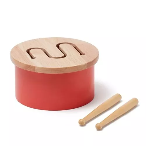 Kids Concept Mini Trommel - Rood 3 Kids Concept Mini Trommel - Rood