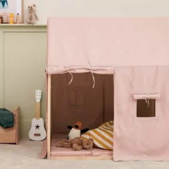 Kids Concept Speelhuis - Lichtroze 14 Kids Concept Speelhuis - Lichtroze -Kinderspeelgoed kids concept speelhuis lichtroze 3