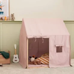 Kids Concept Speelhuis - Lichtroze 15 Kids Concept Speelhuis - Lichtroze -Kinderspeelgoed kids concept speelhuis lichtroze 4