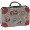 Maileg Koffertje Grey Travel - 11 Cm 1 Maileg Koffertje Grey Travel - 11 Cm -Kinderspeelgoed koffer grey travel