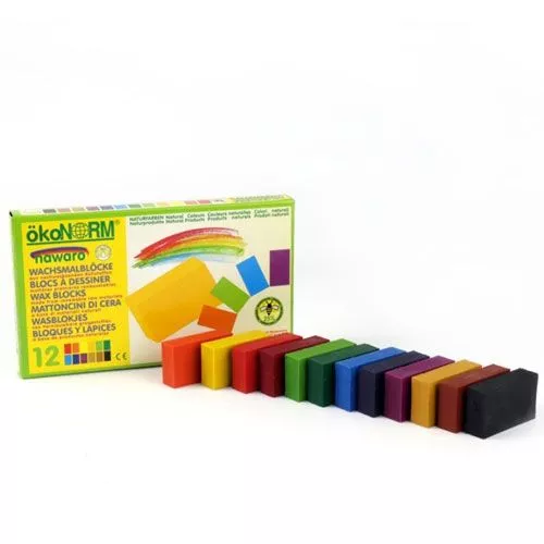 ökonorm Bijenwas Blokjes - 12st 4 ökonorm Bijenwas Blokjes - 12st - Afbeelding 2