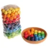 Grimm's Kralen Regenboog - 180st -Kinderspeelgoed kralenkleinn