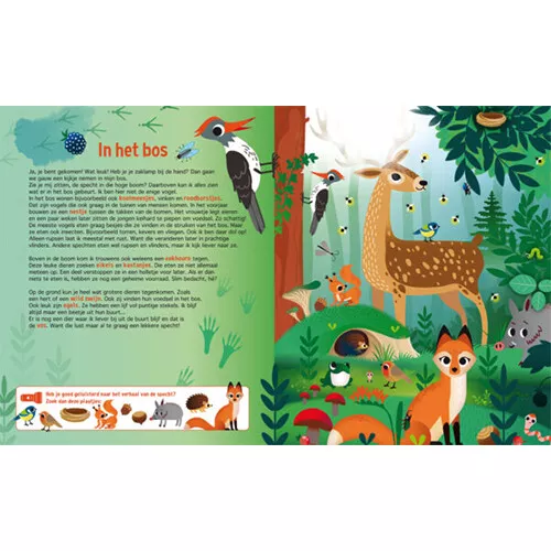 Lantaarn Publishers Lees- En Zoekboek Speuren In De Dierenwereld - Afbeelding 3