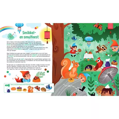 Lantaarn Publishers Lees- En Zoekboek Speuren In Het Kabouterbos - Afbeelding 2