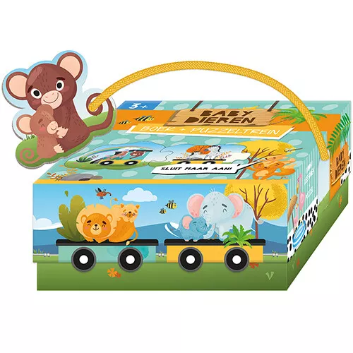 Lantaarn Publishers Rijmpjesboek En Puzzeltrein Babydieren 3 Lantaarn Publishers Rijmpjesboek En Puzzeltrein Babydieren