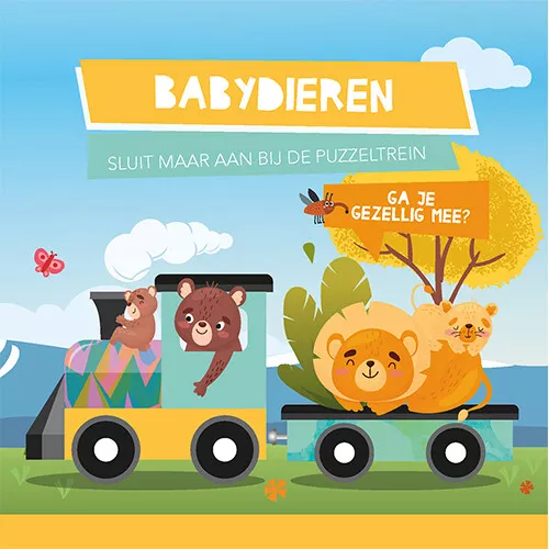 Lantaarn Publishers Rijmpjesboek En Puzzeltrein Babydieren 4 Lantaarn Publishers Rijmpjesboek En Puzzeltrein Babydieren - Afbeelding 2