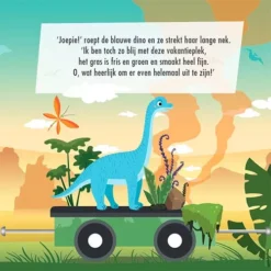 Lantaarn Publishers Rijmpjesboek En Puzzeltrein Dino's -Kinderspeelgoed lantaarn publishers rijmpjesboek en puzzeltrein dino s 5