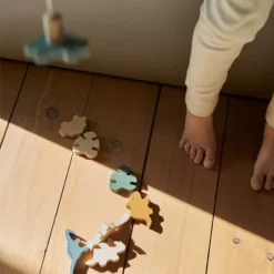 Liewood Magnetisch Visspel Sebastian - Dino - Hunter Green Multi Mix -Kinderspeelgoed liewood magnetisch visspel sebastian rose multi mix 4 1