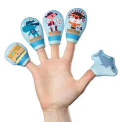 Lilliputiens Badspeelgoed Vingerpoppetjes Piraten - 5st -Kinderspeelgoed lilliputiens badspeelgoed vingerpoppetjes piraten 5st 4