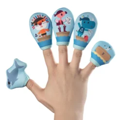 Lilliputiens Badspeelgoed Vingerpoppetjes Piraten - 5st -Kinderspeelgoed lilliputiens badspeelgoed vingerpoppetjes piraten 5st 5