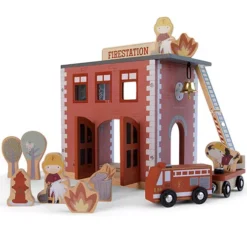 Little Dutch Brandweerkazerne - 12-delig -Kinderspeelgoed little dutch brandweerkazerne 12 delig 4