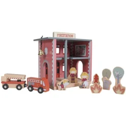 Little Dutch Brandweerkazerne - 12-delig -Kinderspeelgoed little dutch brandweerkazerne 12 delig 5