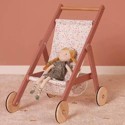 Little Dutch Poppenbuggy Flowers & Butterflies 5 Little Dutch Poppenbuggy Flowers & Butterflies - Afbeelding 3