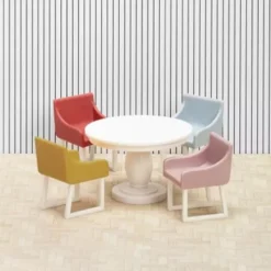 Lundby Poppenhuis Eetkamerset -Kinderspeelgoed lundby poppenhuis eetkamerset 1