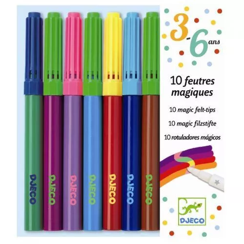 Djeco Magische Viltstiften 4 Djeco Magische Viltstiften - Afbeelding 2