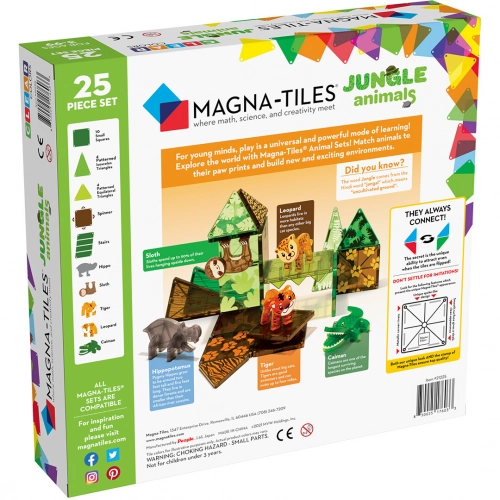Magna-tiles Jungle Animals - 25st 8 Magna-tiles Jungle Animals - 25st - Afbeelding 6