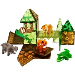 Magna-tiles Jungle Animals - 25st 10 Magna-tiles Jungle Animals - 25st -Kinderspeelgoed magna tiles jungle animals 25st 3
