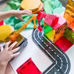 Kinderspeelgoed -Kinderspeelgoed magna tiles magnetische tegels builder 32st 4