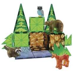 Magna-tiles Magnetische Tegels Forest Animals - 25st -Kinderspeelgoed magna tiles magnetische tegels forest animals 25st 2