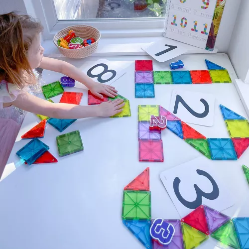 Magna-tiles Magnetische Tegels Metropolis - 110st 6 Magna-tiles Magnetische Tegels Metropolis - 110st - Afbeelding 4